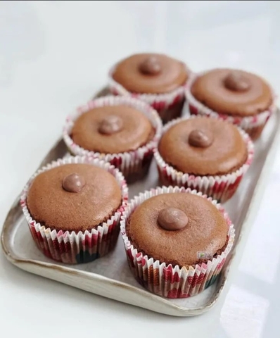 Bánh cupcake socola nhân lava