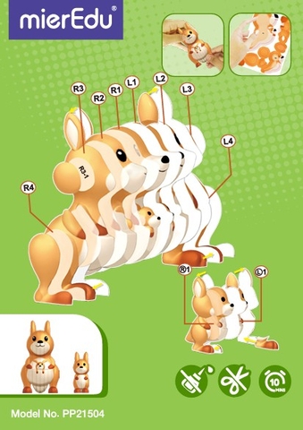 3D Sticker Blindbox  _ Hình dán mô hình 3D dễ thương ( 2 con 1 hộp )