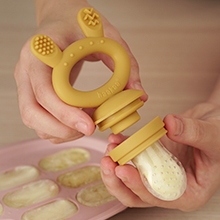 Túi nhai ăn dặm silicone, Haakaa (Màu Xám ) Sang trọng