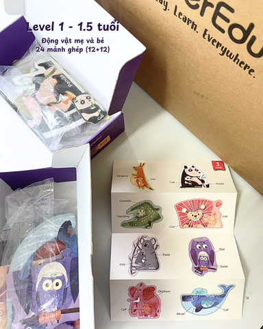 Bộ đồ chơi xếp hình 7 cấp độ mierEdu