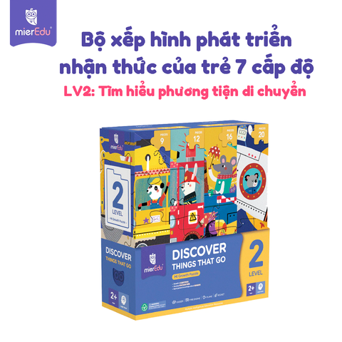 Bộ đồ chơi xếp hình 7 cấp độ mierEdu