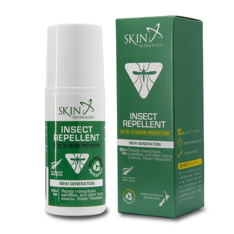 [Không hộp] Chai lăn chống muỗi và côn trùng từ New Zealand 25% Picaridin 60ml | Skin Technology