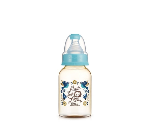 Bình sữa PPSU-Dorothy Wonderland cổ chuẩn 150ml_màu xanh dương 0m+