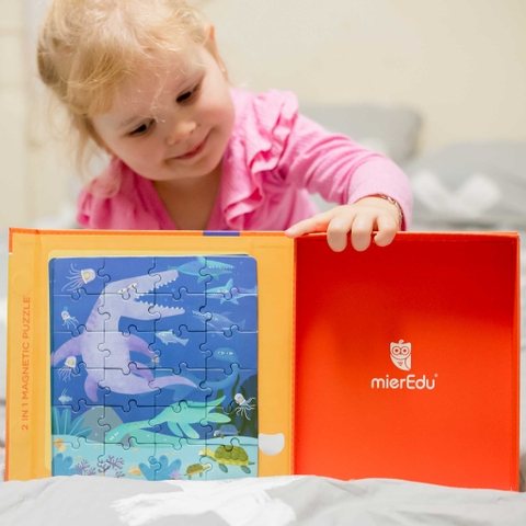 Đồ chơi lắp ráp nam châm sáng tạo 2 trong 1 mierEdu  [2in1 magnetic puzzles mierEdu]