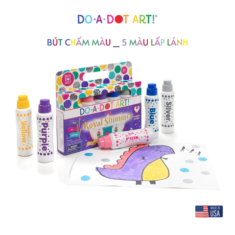 Bút chấm màu, an toàn cho bé - Do A Dot Art - 5 màu lấp lánh