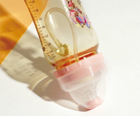 Bình sữa PPSU-Dorothy Wonderland  hồ lô cổ chuẩn 320ml (màu hồng) 3m+