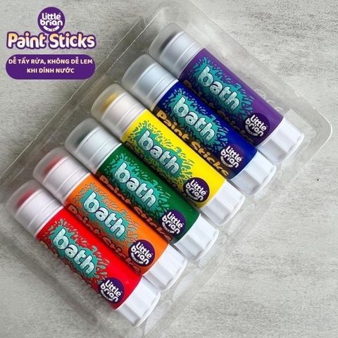 Bút màu chống trôi Little Brian - 6 màu (Chính hãng Anh quốc)