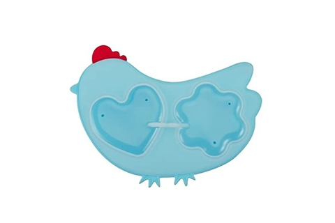 Khay hấp hình con gà Xanh dương - innobaby từ Hàn Quốc | Din Din SMART Silicone Chicken Steamer