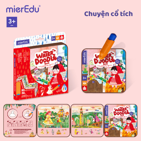 Sách tô màu nước ma thuật _ Những nàng công chúa (chính hãng Úc)