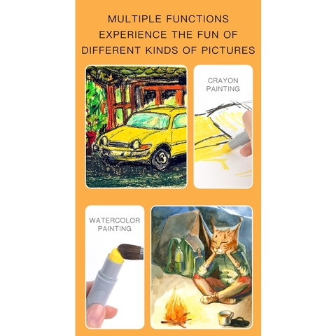 Bút sáp màu lụa 6 màu Mideer MD4065