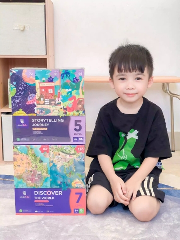 Bộ đồ chơi xếp hình 7 cấp độ - Cấp độ 7: Khám phá Thế giới