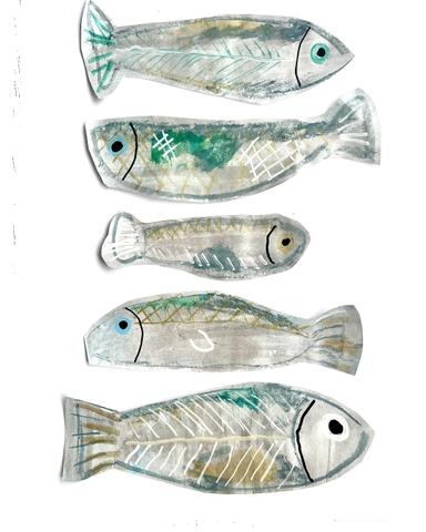 Cuộn giấy vẽ trắng 30cm x 25m, 70 gsm - Little Brian Anh Quốc