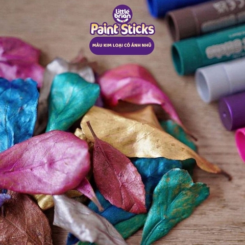 Bút sáp 6 màu kim tuyến - An toàn, dễ tẩy rửa từ Anh Quốc