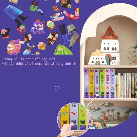 Hộp ghép hình sáng tạo cùng nam châm _ Thế giới khủng long