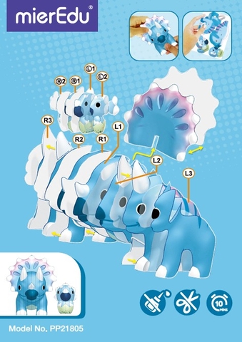 3D Sticker Blindbox  _ Hình dán mô hình 3D dễ thương ( 2 con 1 hộp )