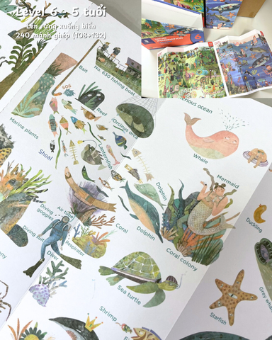 Bộ đồ chơi xếp hình 7 cấp độ mierEdu