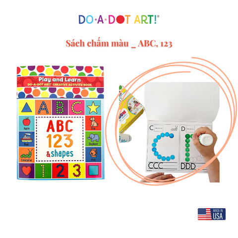 Sách tô màu chấm tròn nhiều chủ đề - Do A Dot Art (Mỹ)
