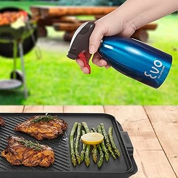 [KHÔNG HỘP] Bình xịt dầu bằng thép Inox 304 / 475ml - Evo Sprayer (Mỹ)