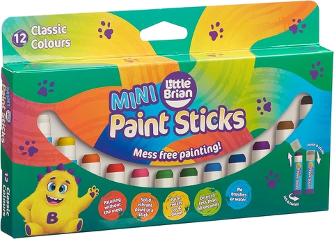 Bút sáp màu an toàn, tẩy được Little Brian - Kích thước nhỏ (Nhập khẩu UK)