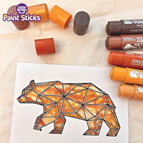 [TỔNG HỢP] Bút sáp màu an toàn, tẩy được Little Brian - Size Cơ Bản (Nhập khẩu UK)