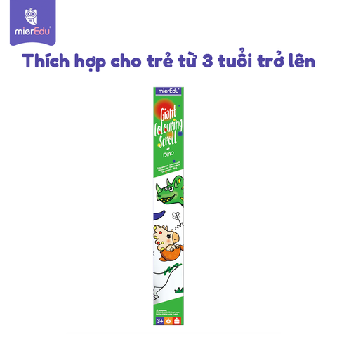 Cuộn tranh tô màu 3m theo chủ đề _Khủng long