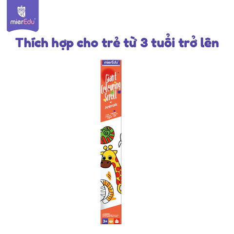 Cuộn tranh tô màu 3m theo chủ đề _Động vật