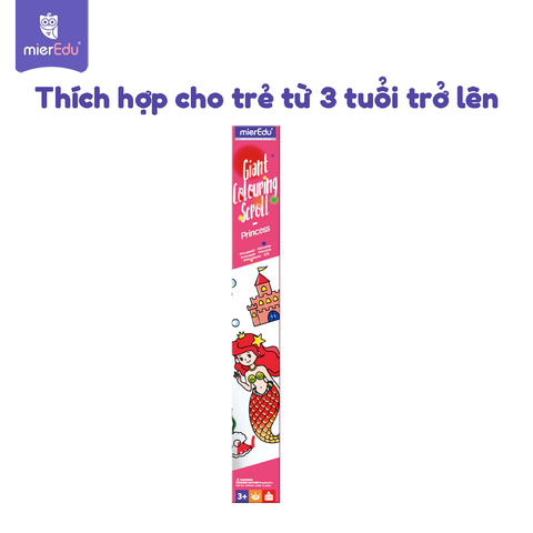 Cuộn tranh tô màu 3m theo chủ đề _Công chúa