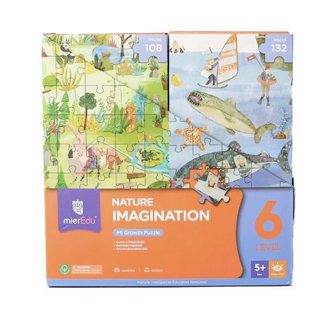 Bộ đồ chơi xếp hình 7 cấp độ - Cấp độ 6: Thiên nhiên ký thú