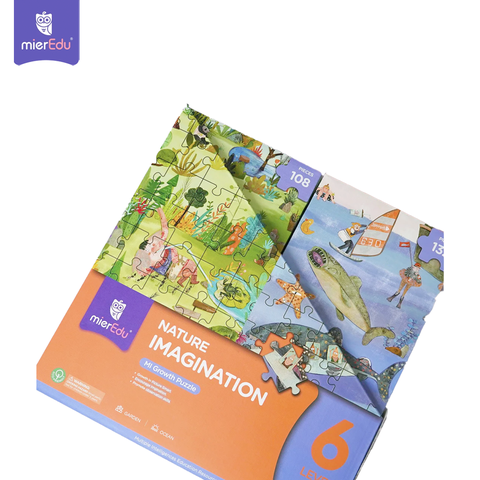 Bộ đồ chơi xếp hình 7 cấp độ - Cấp độ 6: Thiên nhiên ký thú