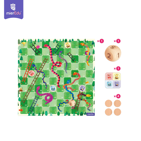 Boardgame size du lịch_ Rắn và thang Snakes and ladders