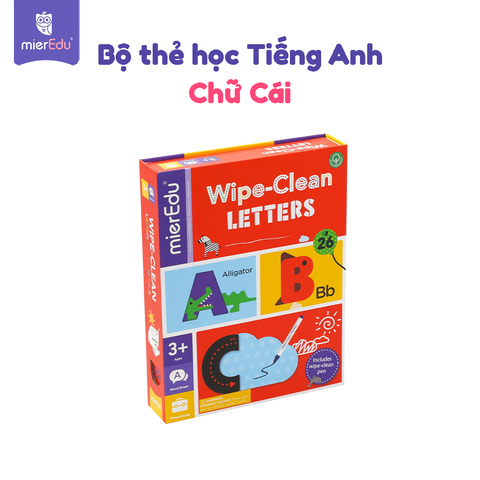 Bé tập viết chữ cái ABC và đếm số 123 _ Thẻ viết xóa
