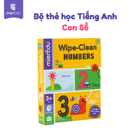 Bé tập viết chữ cái ABC và đếm số 123 _ Thẻ viết xóa