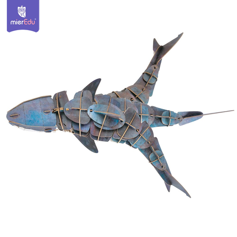 Bộ xếp mô hình 3D cử động được_Cá mập trắng