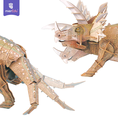 Bộ xếp mô hình 3D_ Khủng Long Ba Sừng