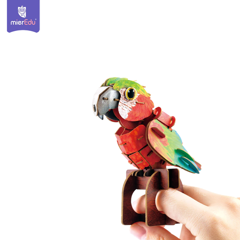 Bộ Xếp Hình 3D Mini – Vẹt Macca