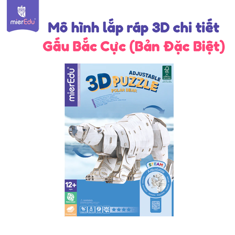 Bộ lắp ghép 3D chi tiết mierEdu - Phiên bản đặc biệt