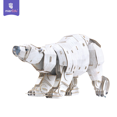 Hộp Xếp Mô Hình 3D_Gấu Bắc cực