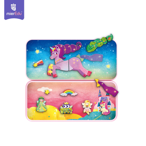 Hộp bút kèm mảnh ghép nam châm _Kỳ Lân