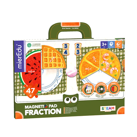 Bảng xếp hình nam châm toán học _ Phân số
