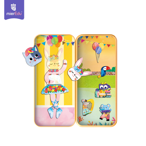 Hộp bút kèm mảnh ghép nam châm _ Khu vường âm nhạc