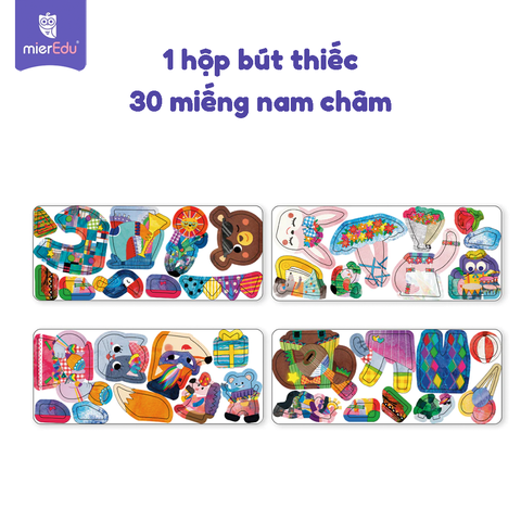 Hộp bút kèm mảnh ghép nam châm _ Khu vường âm nhạc