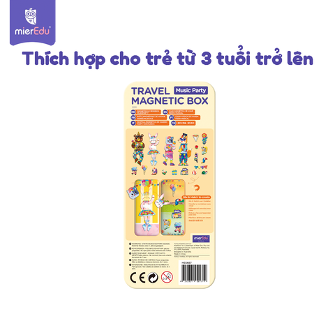 Hộp bút kèm mảnh ghép nam châm _ Khu vường âm nhạc