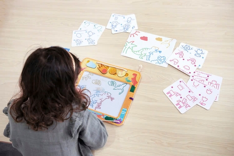 Bảng vẽ xóa nam châm, bảo vệ môi trường _ Khủng long