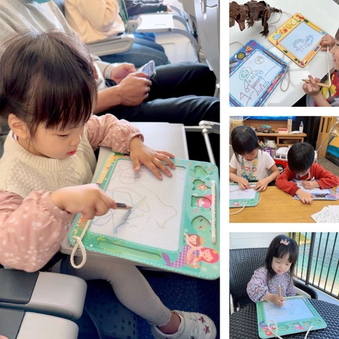 Bảng vẽ xóa nam châm, bảo vệ môi trường _ Khủng long (Bản ECO)