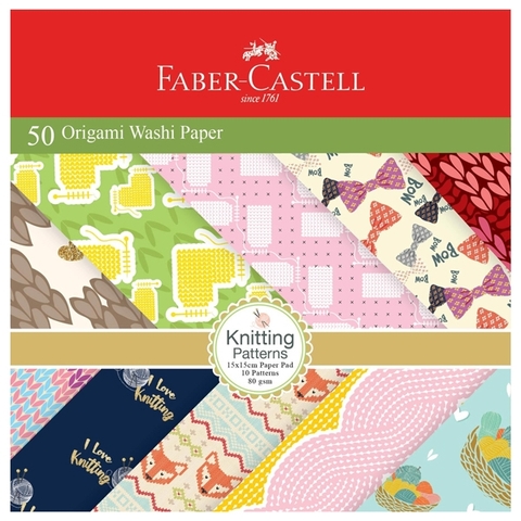 Giấy nghệ thuật origami washi Nhật Bản Faber-Castell