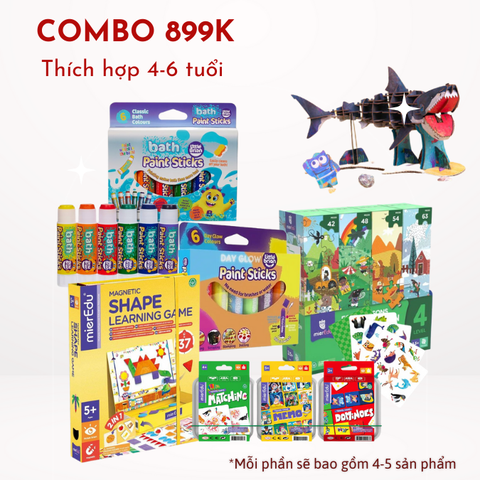 Gói đồ chơi giáo dục nhập khẩu cao cấp từ Úc cho trẻ từ  3-6uổi