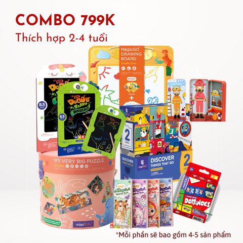 Gói đồ chơi giáo dục nhập khẩu cao cấp từ Úc cho trẻ từ 2-4 tuổi