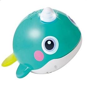 Đồ chơi Cá Voi bơi dưới nước, có đèn và phun nước