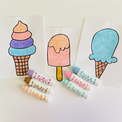 Bút chấm màu, an toàn cho bé - Do A Dot Art - 6 màu vị kem