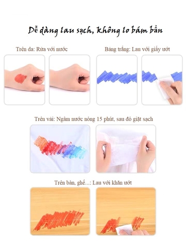 Bút lông dầu 12 màu Mideer MD4069